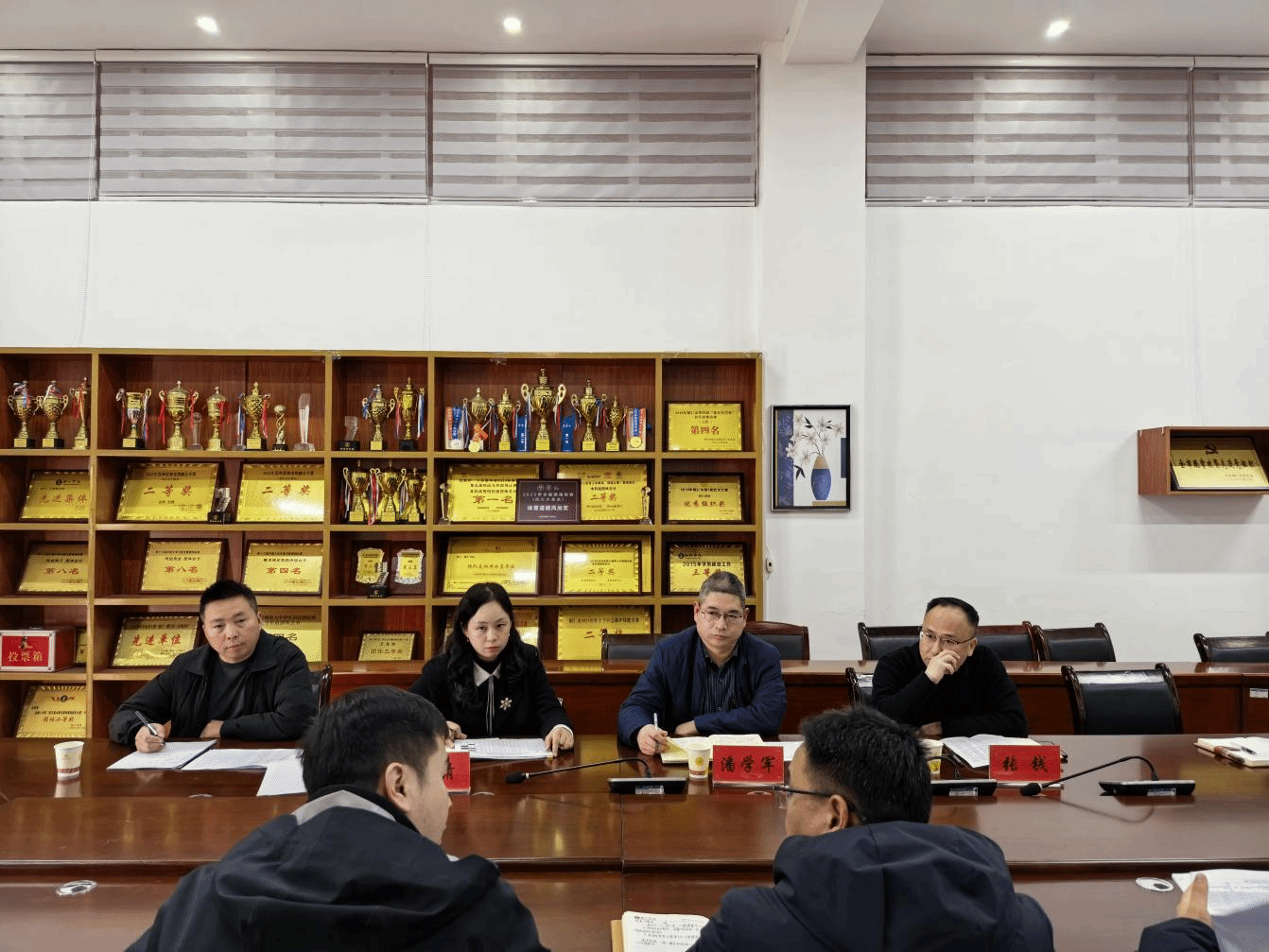 潘学军副校长一行到大健康学院调研学风建设工作